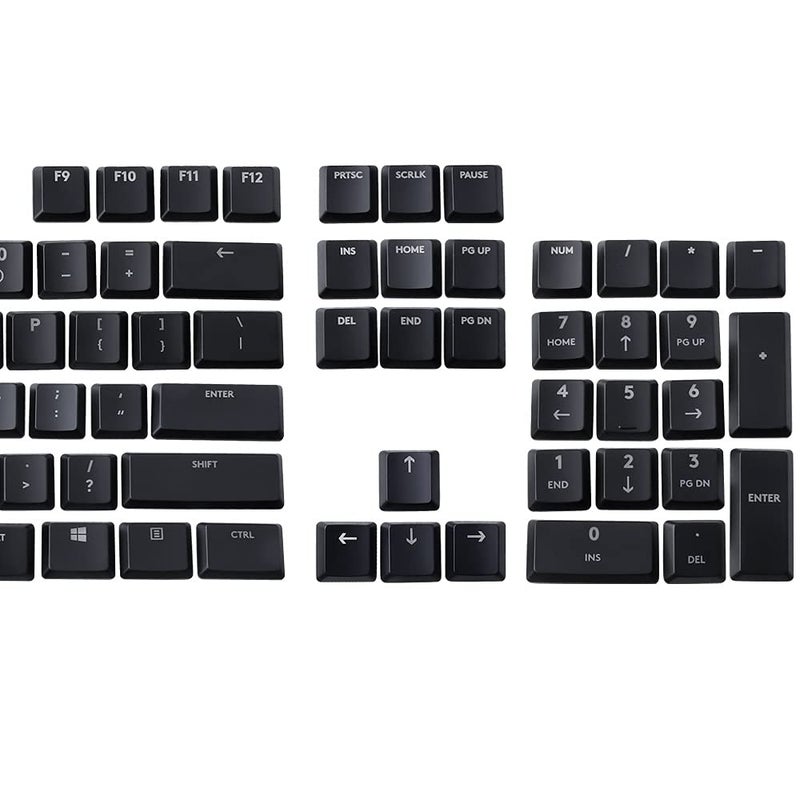 HUYUN مجموعة كاملة من 109 مفتاح بديل لـ Logit G813/G815/G913/G915 TKL RGB لوحة مفاتيح ميكانيكية للألعاب سوداء - Image 3