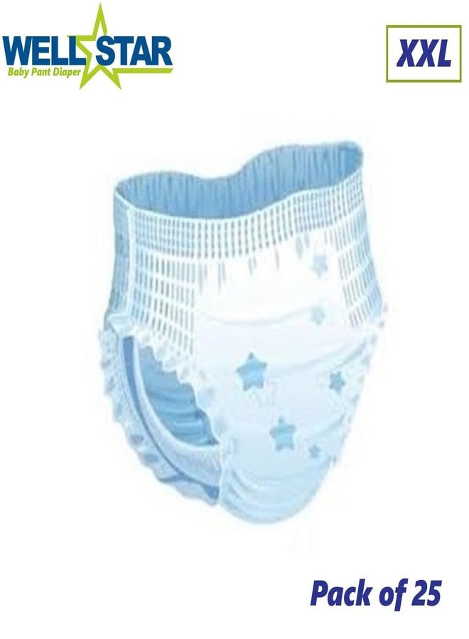 WELLSTAR Super Soft Pant Style Baby Diapers with High Absorb Technology Extra Extra Large (25 Units) - Image 2