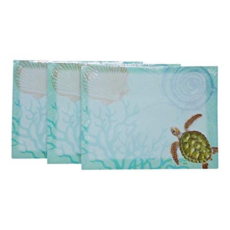 Aloha Post-it Notes - ورق سلحفاة وصدفة هاواي، 50 ورقة، 4 × 3، 3 عبوات - Image 1