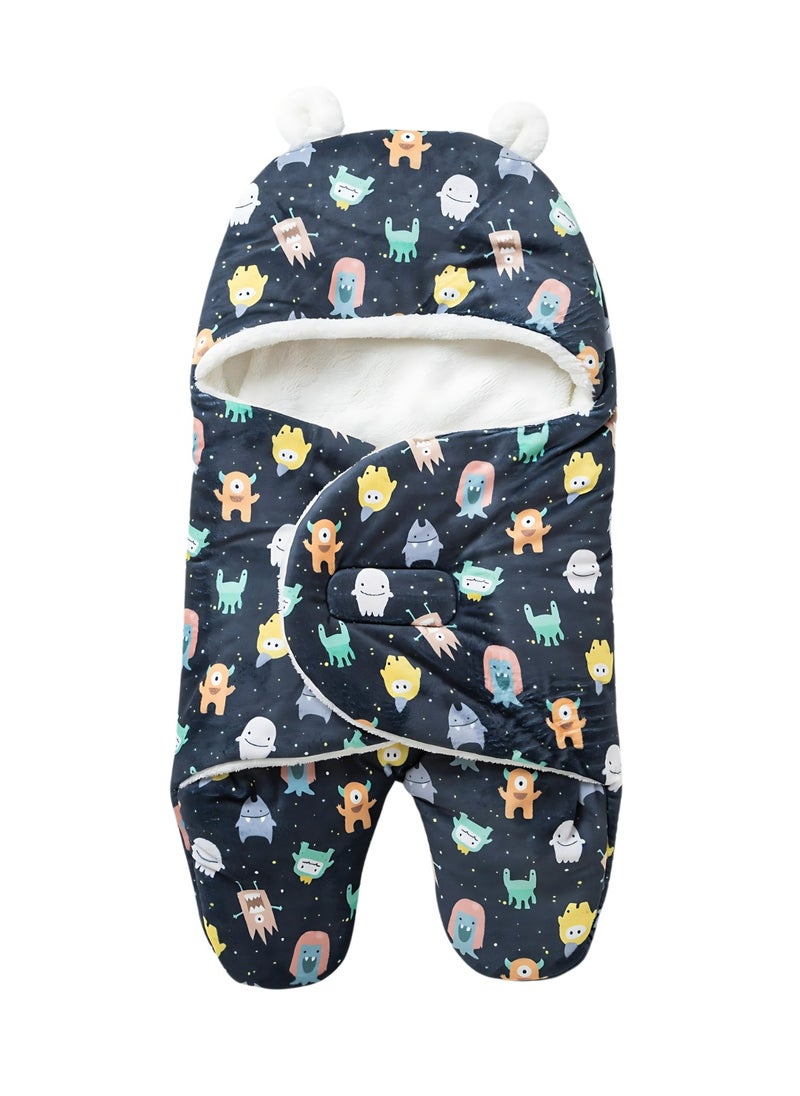 full moon 1 Newborn Swaddle Sack, Wearable Blankets Wrap for Baby Girls & Boys 