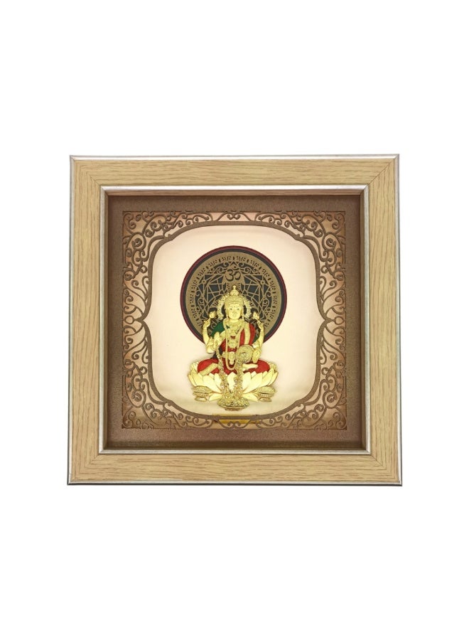 خشبو جويلز إطار لاكشمي من الذهب الخالص عيار 24 قيراطًا - Image 1