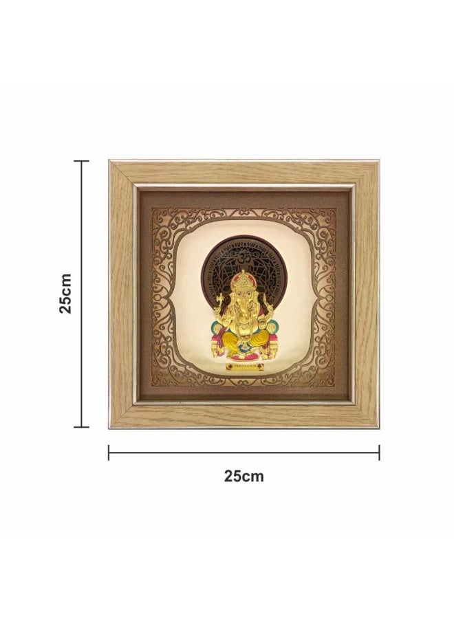 خشبو جويلز إطار لاكشمي من الذهب الخالص عيار 24 قيراطًا - Image 2