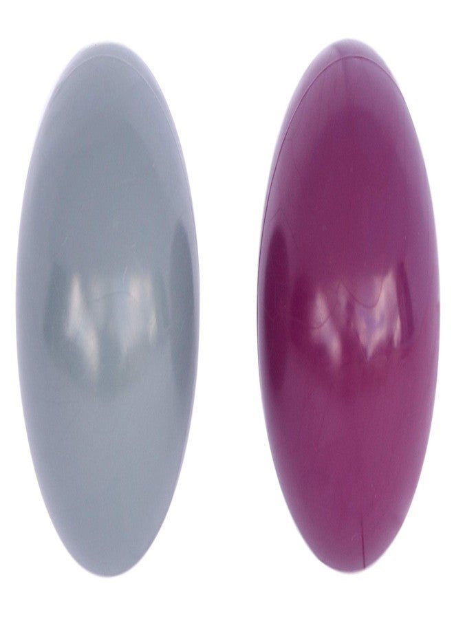 AmishToyBox.com Replacement Croquet Balls - Set of 2 Croquet Balls - Gray and Purple - Made in The USA - Image 1