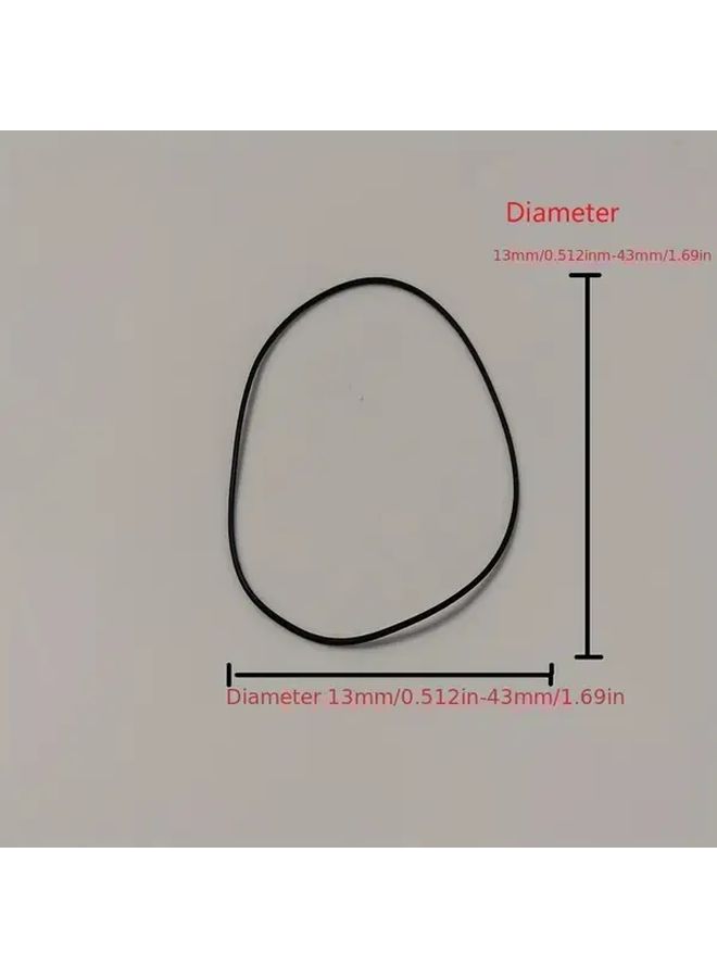 Waterproof Rubber Watch Case Back O Rings 20mm 0.5mm Thickness Set For Watch Repair Sealing - Image 2