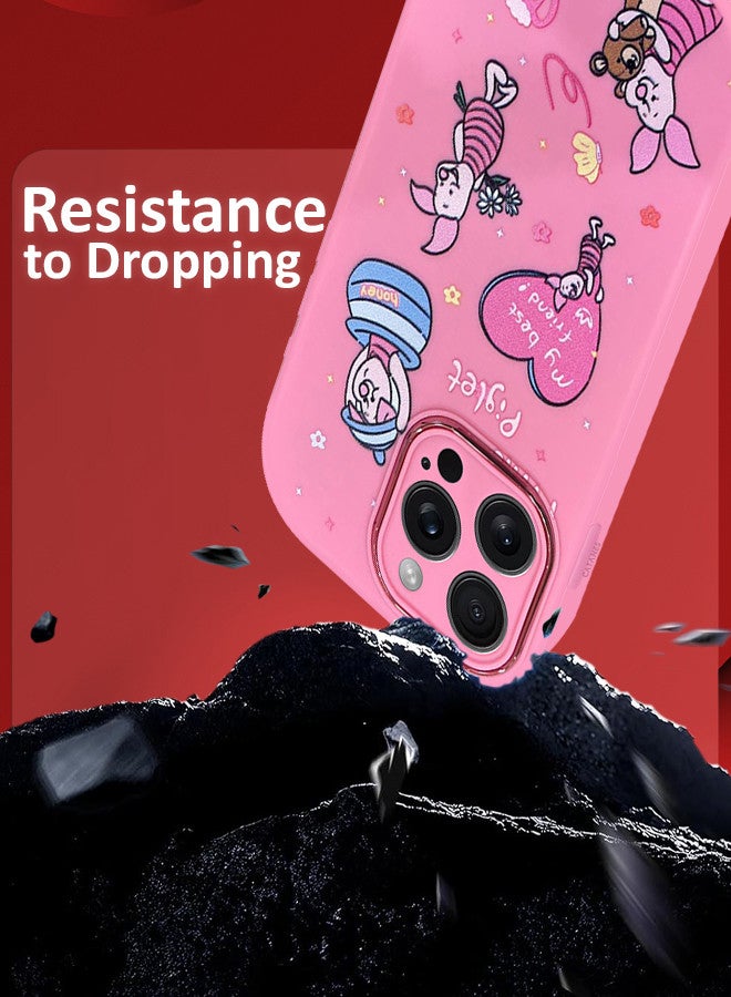 CATANES غطاء آيفون 14 برو ماكس كارتون تصميم فريد للنساء والفتيات مع حماية عدسة الكاميرا P07 - Image 4