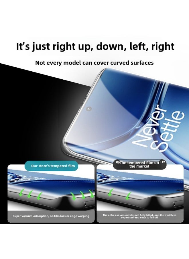 Generic - For One Plus Ace2pro Tempered Film UV Phone Film 1ace2pro Full Screen Coverage Oneplus Proof-Color:Optical Uv Tempered Film [frosted Model-for Games] 3 Pieces-Size:Oneplus Ace 2 - Image 1