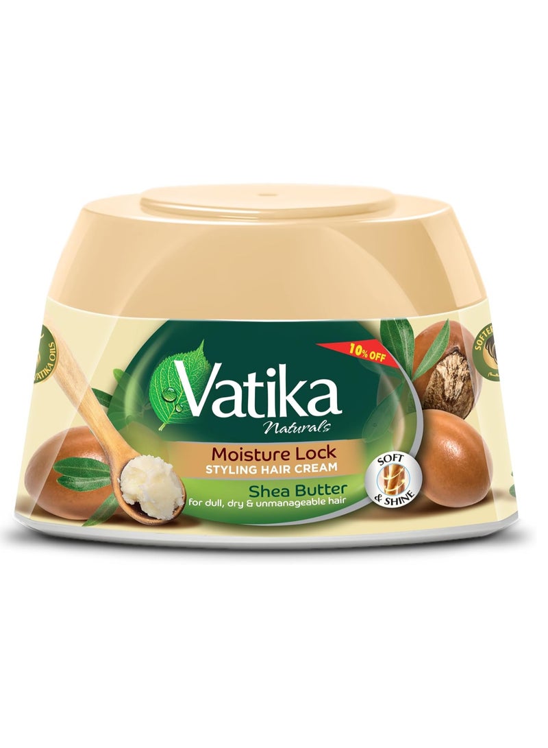 Vatika Naturals Shea Butter Hair Cream - 125ml Naturally Moisturized Hair
