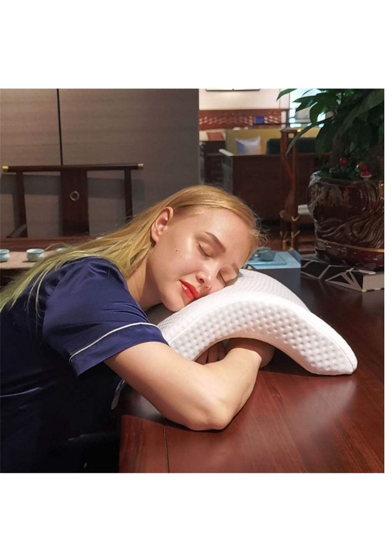 ELTRAZONE وسادة فوم الذاكرة مع فتحة للذراع، وسادة نوم متعددة الوظائف لصحة الرقبة وزوجين 2019 براءة اختراع - Image 1