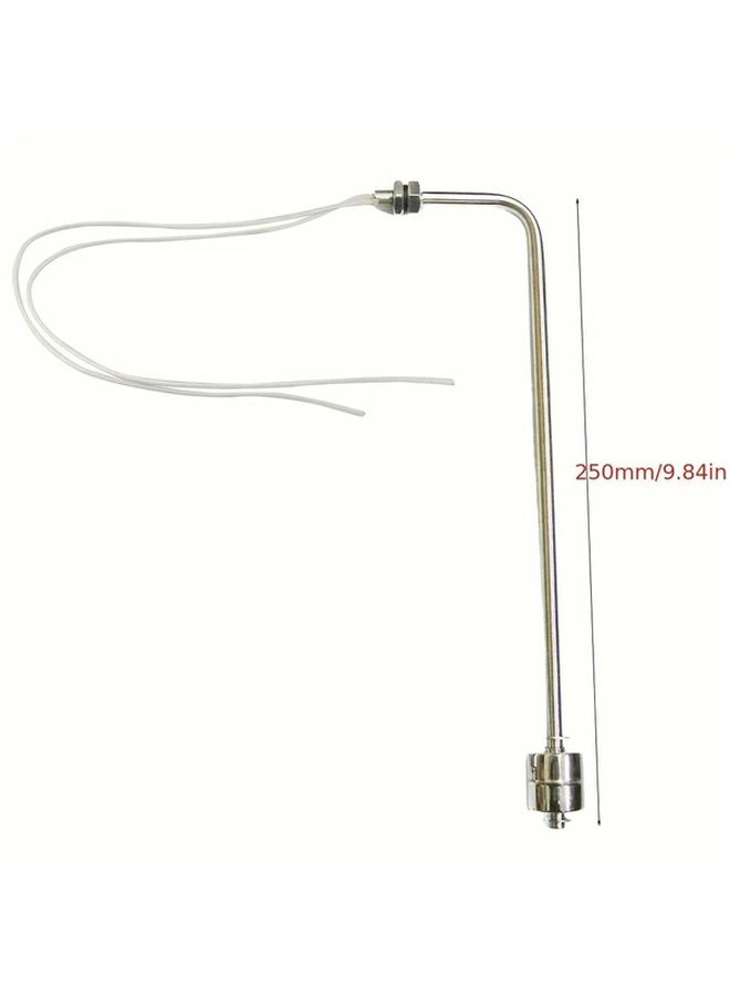 Stainless Steel 200mm Ball Float Valve Side Mount 3 Way Shut Off - Image 5