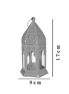 Designer International Designer International Antique Collection Decorative Moksha Hanging LanternLamp with tLight Candle Set of 6 Gold  - Image 3