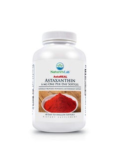 Nature's Lab Astareal Astaxanthin 6Mg Of Potent Antioxidants 60 Capsules (2 Month Supply)  - Image 1