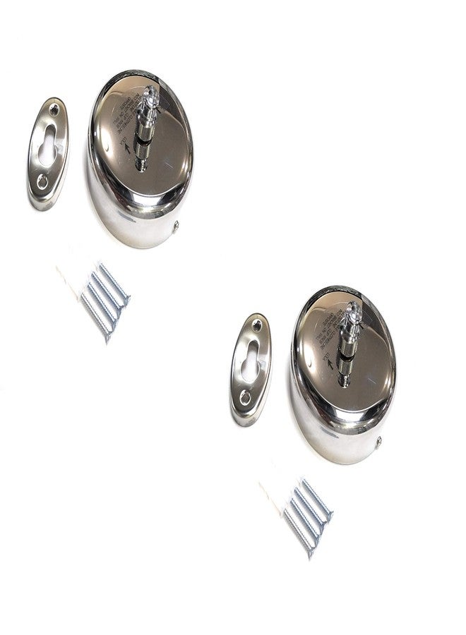 FAPBADRI Retractable and Lockable Cloth Line, Screws & Wall-Plugs Included (2) - Image 1