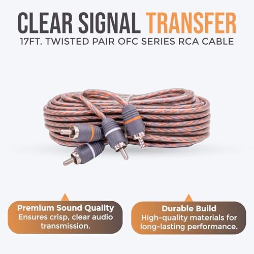 Elite Audio Premium Series Amp Kit Copper Clad Aluminum Wire, Triple-Shielded RCA Cables, High-Power Capacity, ANL Fuse Holder, Car Amplifier Install Kit (4 Gauge (Full Size ANL)) - Image 5