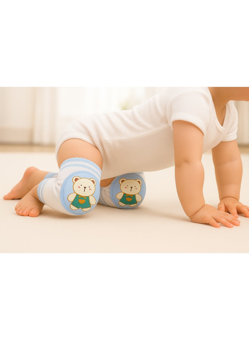 Baby Crawling Knee Pads (Bear Design) - Image 1