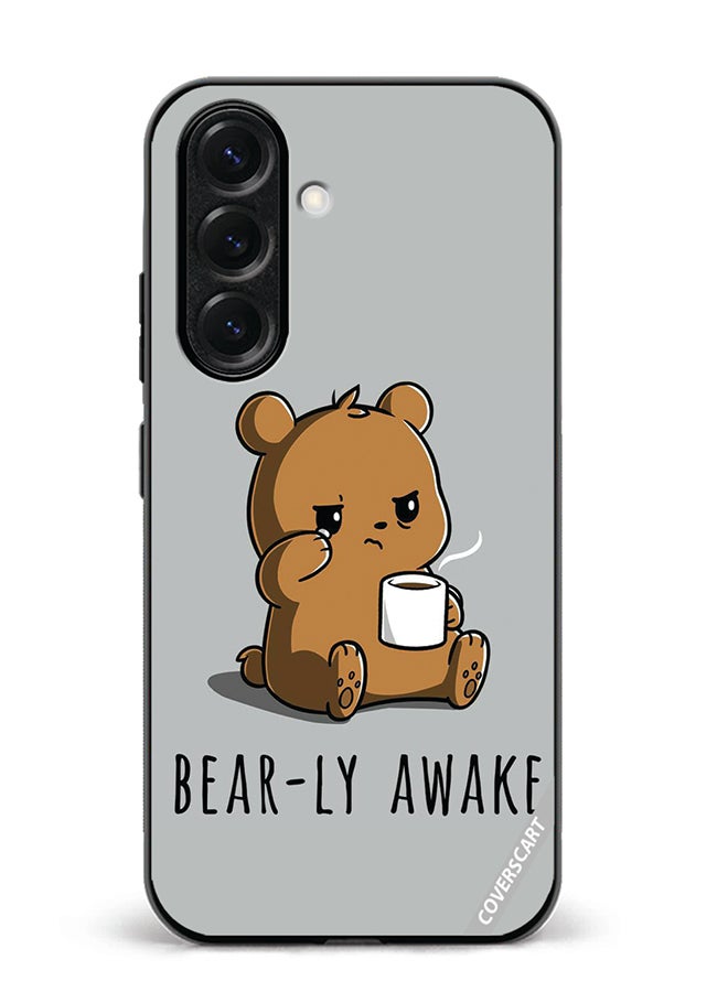 VR CREATIVE Protective Case Cover For Samsung Galaxy S25 Plus Bearly Awake Design Multicolour