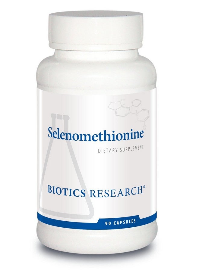 Biotics Research بيوتكس ريسيرش سيلينوميثيونين - سيلينيوم عالي الفعالية، وظيفة الغدة الدرقية، إنتاج الحمض النووي، الصحة الإدراكية، مضاد أكسدة قوي. 90 كبسولة - Image 1
