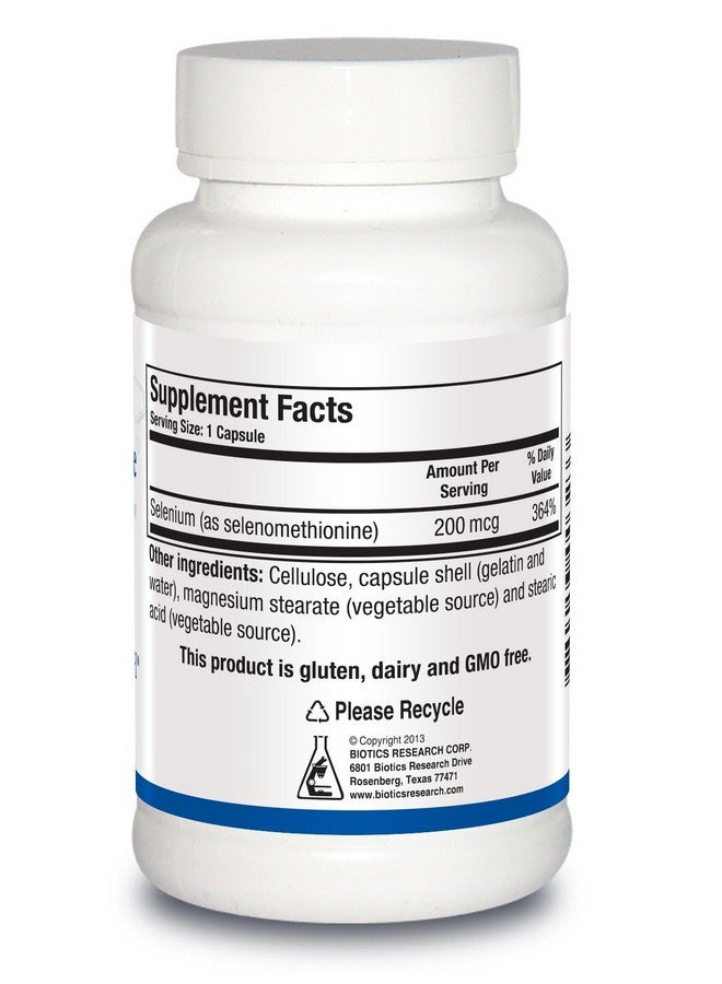 Biotics Research بيوتكس ريسيرش سيلينوميثيونين - سيلينيوم عالي الفعالية، وظيفة الغدة الدرقية، إنتاج الحمض النووي، الصحة الإدراكية، مضاد أكسدة قوي. 90 كبسولة - Image 2