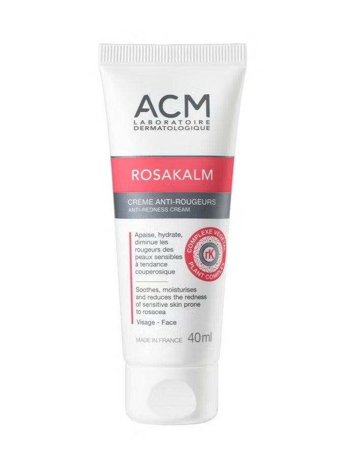 أيه سي أم كريم روزاكالم المضاد للاحمرار من إيه سي إم للبشرة التفاعلية والحساسة، 40 مل