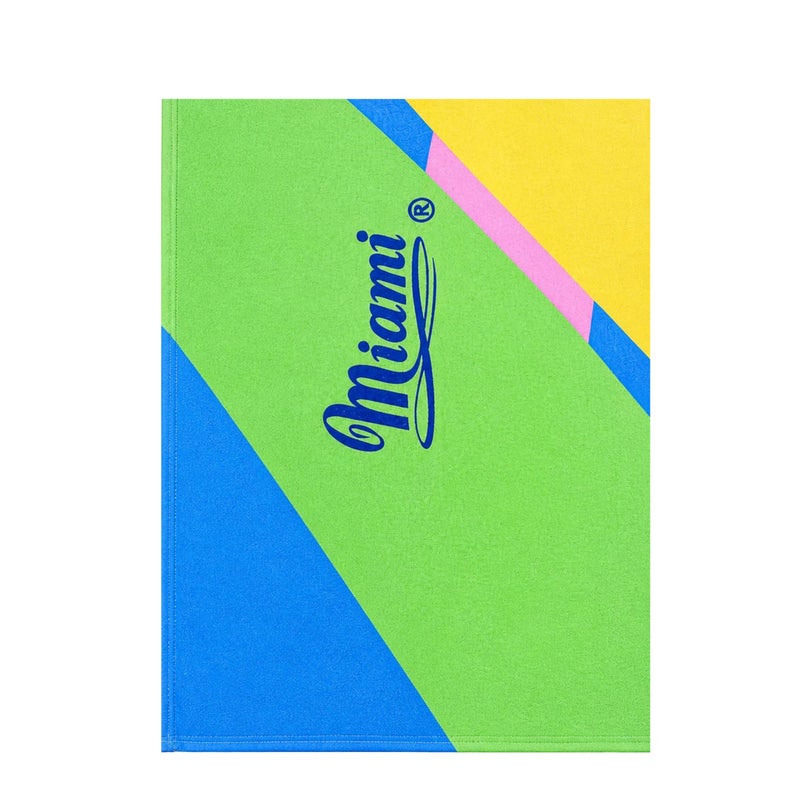 Miami Thick Microfiber Beach Sand Pool Towel 70 x 150 cm (Green) - Image 2
