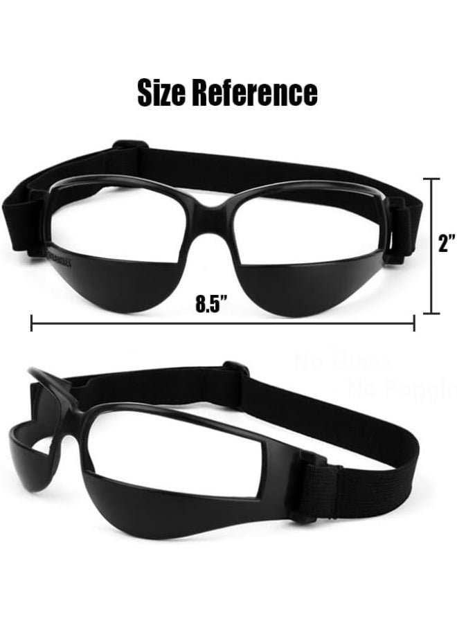 COSMOS Cosmos Sports Basketball Dribble Specs Goggles No Look Dribbling Goggles for Team Training Aid, Black Color - Image 3