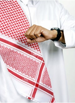 Albassam Al-Basmah 29 Premium Red Shemagh for Men – Icon of Elegance & Tradition  - Image 5