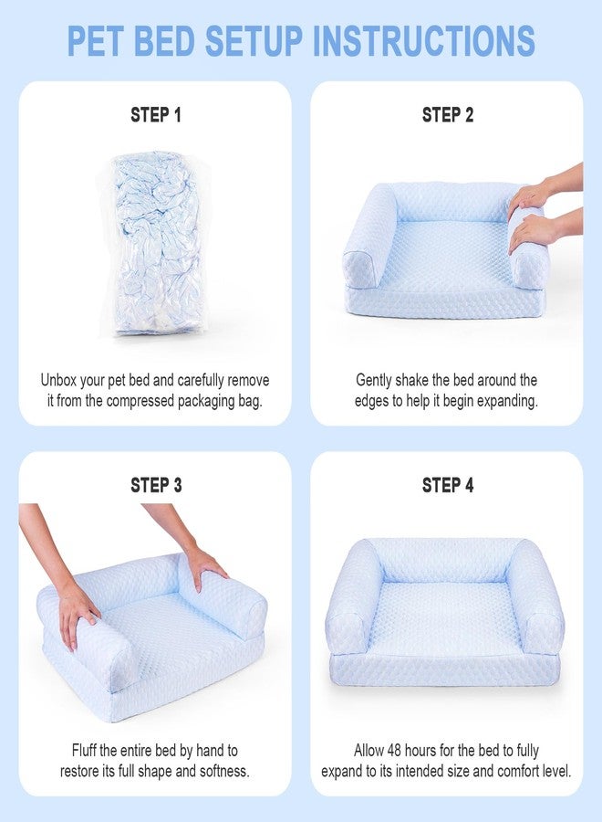 Foamio Round Cat Beds for Indoor Cats, Cat Sofa, Sofa for Small Dogs - Image 5