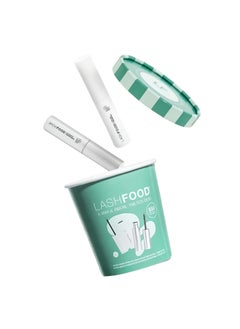 Lash  Brow Treats Duo Ice Cream Tub Gift Set by Lashfood  Eyebrow  Eyelash Enhancing Serum Extender Set for Fuller Thicker  Longer Looking Defining Eyelashes  Eyebrows With PhytoMedic Complex