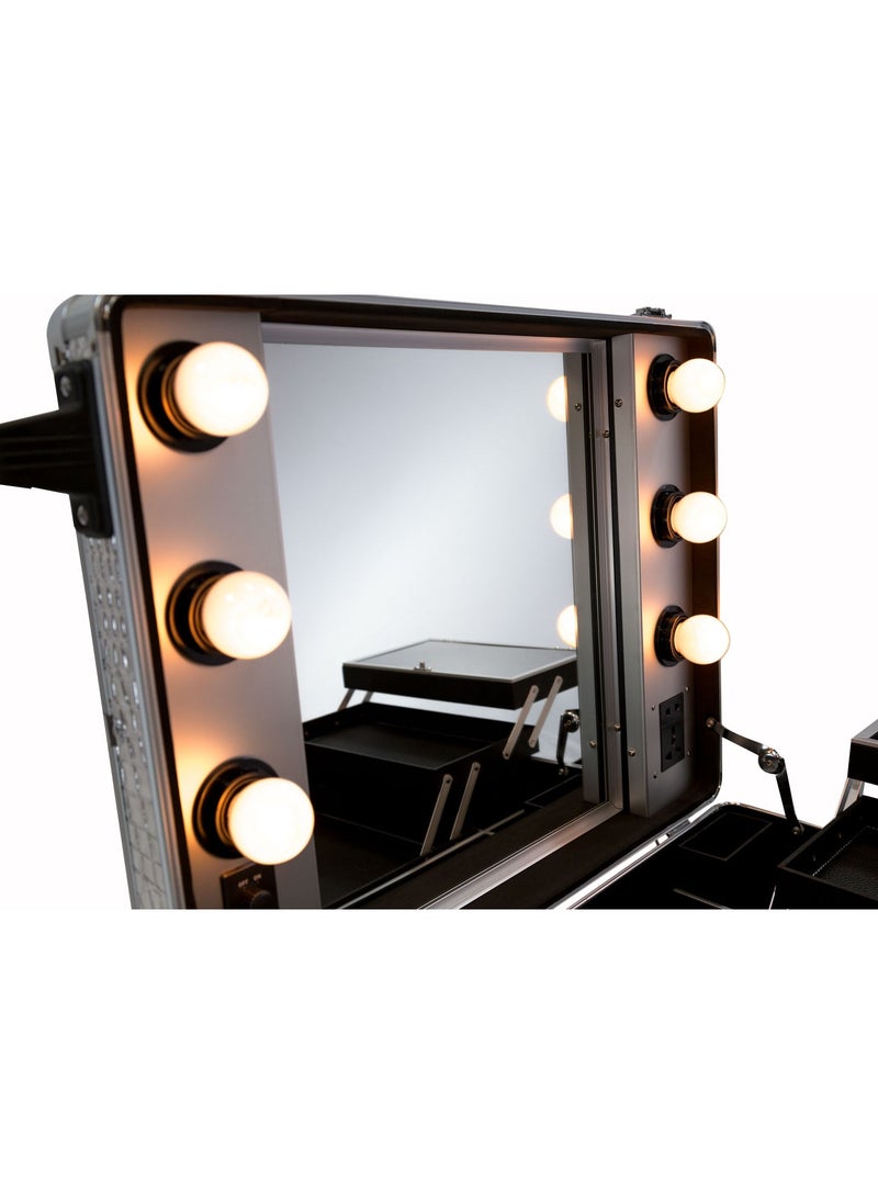 Makeup Train Stand Case With Pro Studio Artist Trolley And Lights, Silver  Medium - pzsku/ZD8956981EA72BD670D0CZ/45/_/1734164219/a8a676d5-045a-4ae9-ace5-786266e24b57