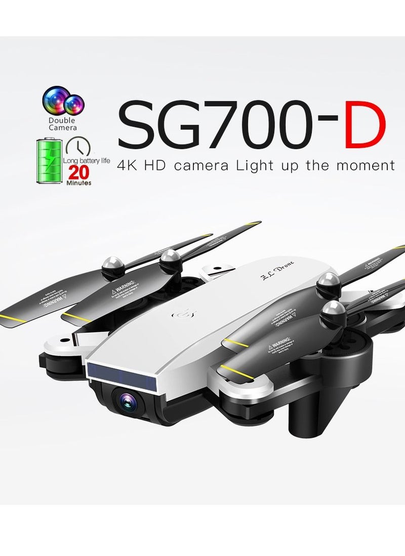 Generic - Generic GPS RC Drone with Camera 4K 5G Wifi 2-axis Gimbal 20mins Flight Time Brushless Quadcopter Follow Me MV Gesture Photo With Portable Case 2 Battery - Image 1