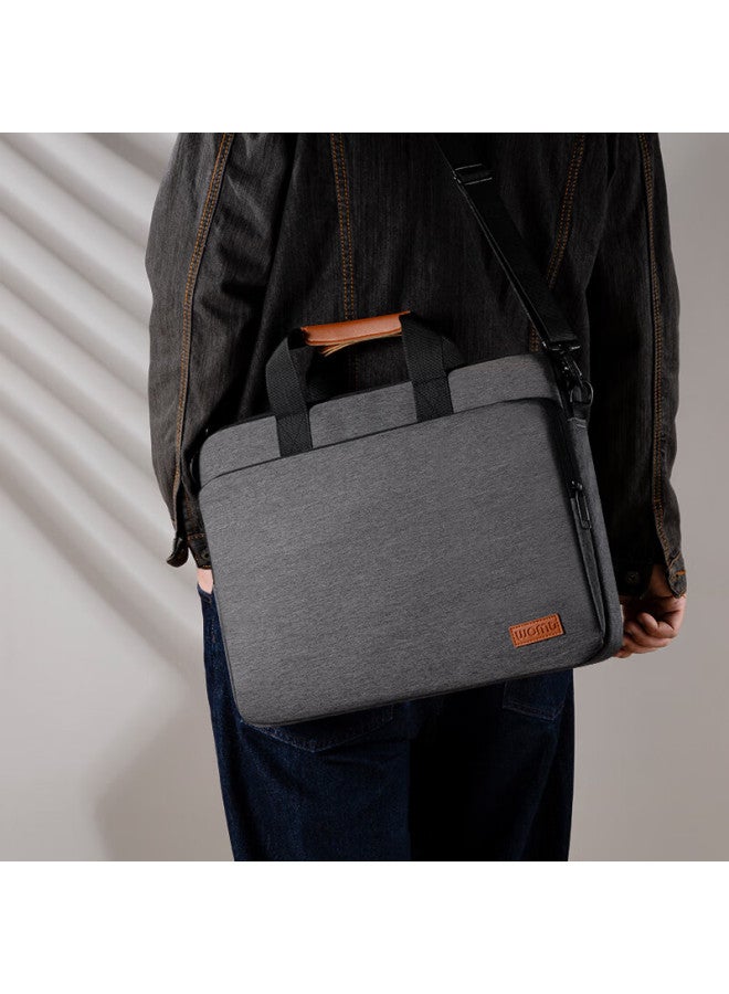 Womt Laptop Bag, 13/14 Inch, Handheld And Shoulder Strap, Suitable For Lenovo, Apple, Huawei, Xiaomi, Asus, For Men And Wome - Image 4