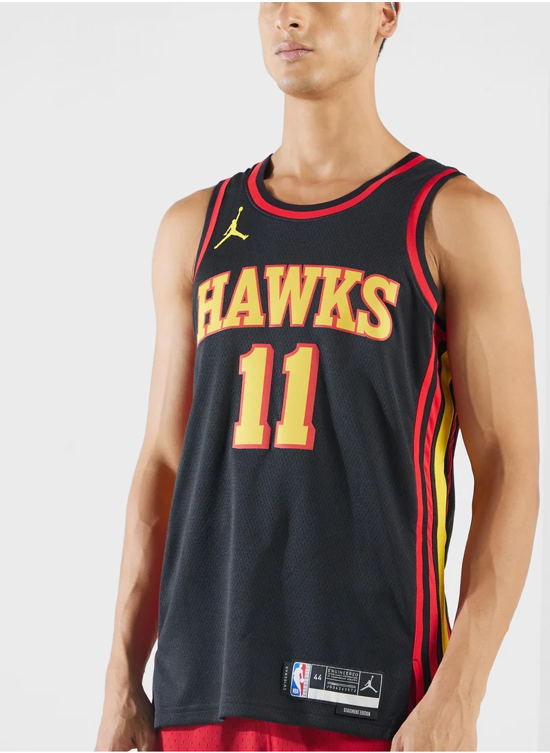 Jordan Atlanta Hawks Dri-Fit Swimming Jersey