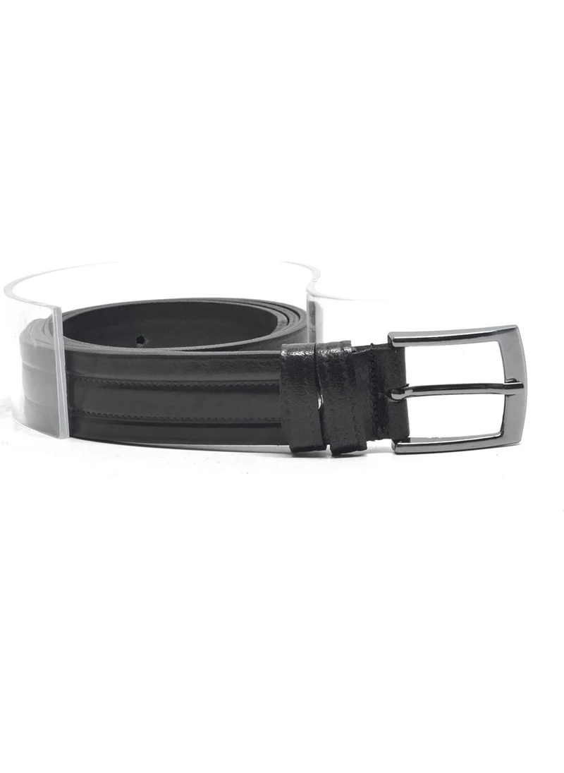 Raker Plus Leather Black Classic Boys Belt