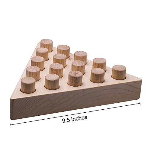 LABZIO Home - Premium Wooden Peg Jumping Game/Solitaire, Hand Crafted and Polished for a Perfect Finish for Home and cafes, Instructions Included,for All Ages - Image 5