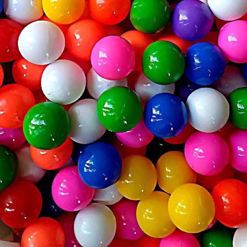 EEVOVEE 24 pcs Big Size Soft 7cm Safe Multi Colour Fun Packed Plastic Pool Balls for Kids. Plastic Ball for Kids with Soft Edged Ball. (24 Pcs Pack) - Image 1