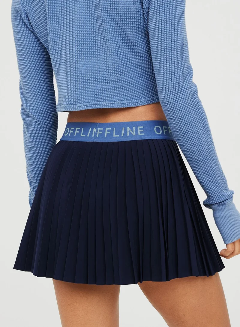 Aerie Pleated High Waist Skirt