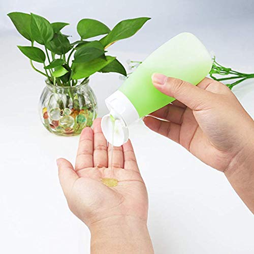 DIY Crafts DIY Crafts Transparent Refillable Containers for Cosmetics Travel Toiletry Bottle Set 10 Pack Design No 1 Pack Of 10 Pcs  - Image 2