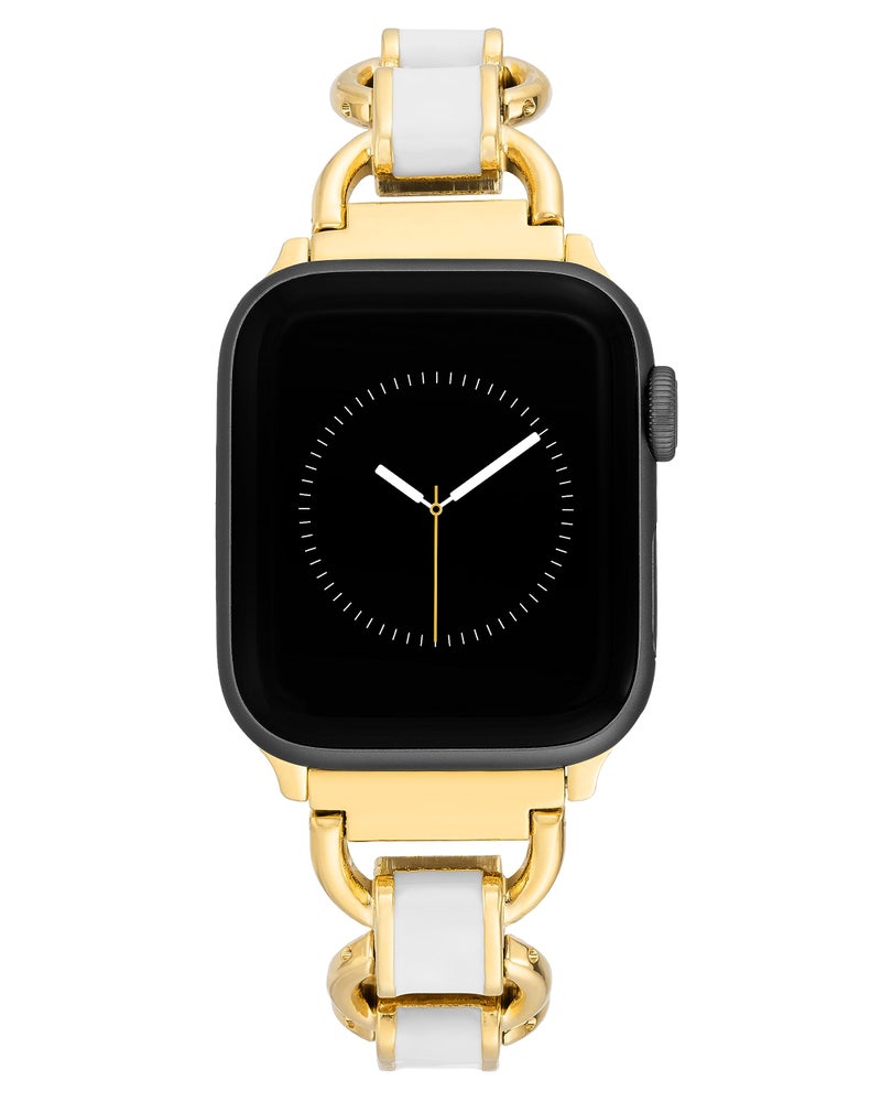 ANNE KLEIN سوار أن كليين النسائي من المعدن والمينا لساعة آبل، سوار موضة آمن وقابل للتعديل، بديل لسوار ساعة آبل، يناسب معظم المعاصم - Image 5