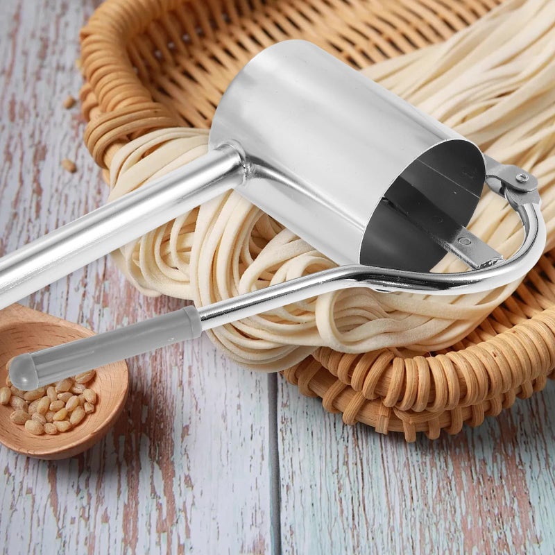 Stainless Steel Manual Pasta Maker Machine For Spaghetti Fettuccine Ravioli Easy To Clean - Image 5
