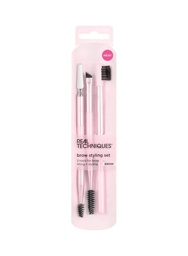 REAL TECHNIQUES Brow Styling Set Pink - Image 1