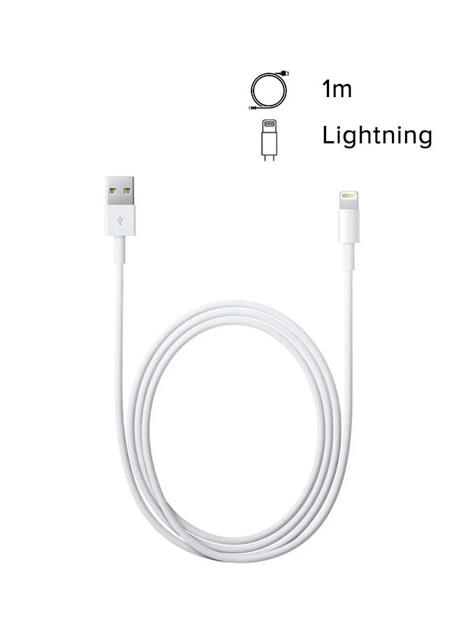 ابل  كابل من لايتنينج إلى USB بطول 1 متر أبيض - Image 2