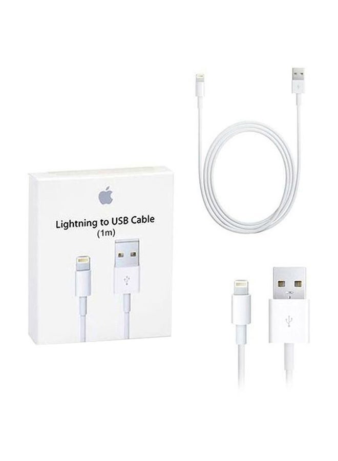 ابل  كابل من لايتنينج إلى USB بطول 1 متر أبيض - Image 5