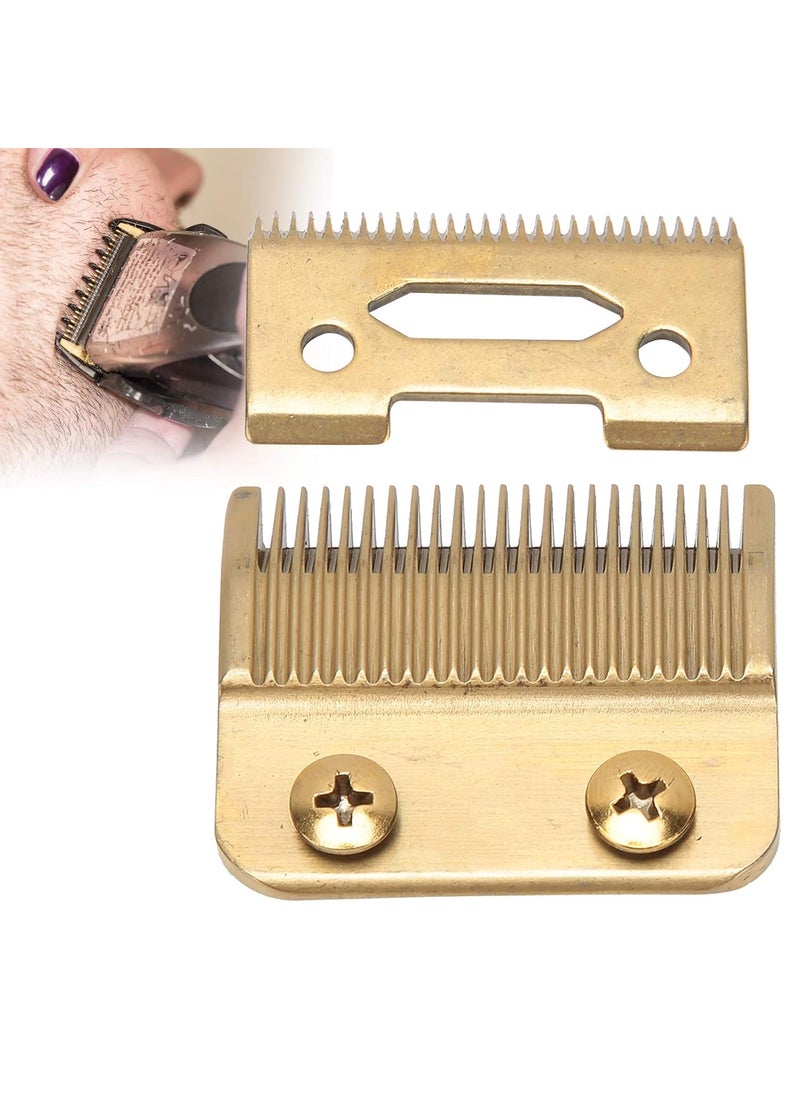 HURRISE Replacement Detachable Trimmer, Standard Replacement Head Hair Trimmer Replacement Blades Not Easy To Scratch The Skin, Durable Stainless Steel 2 Holes Clipper Blades For 8504 