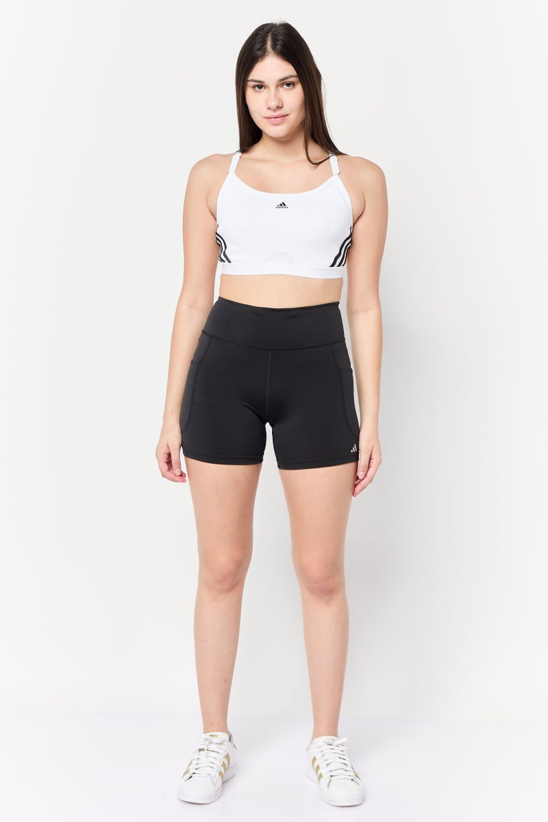Adidas Women Tight  Fit Running Shorts, Black - Image 2