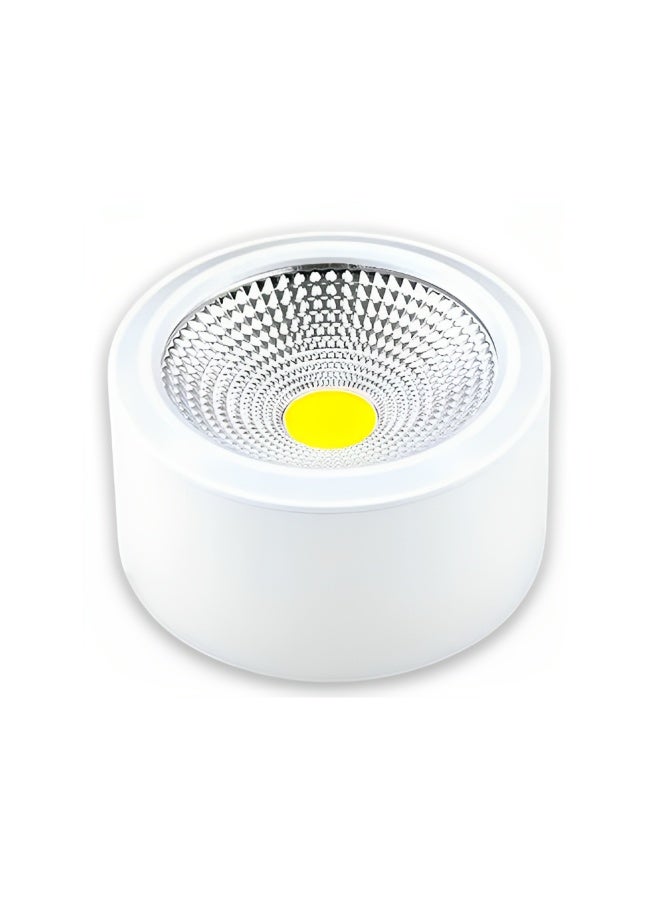 MAHEROON Outdoor LED Cylinder, 30 watts, 3000K, white frame - Image 2