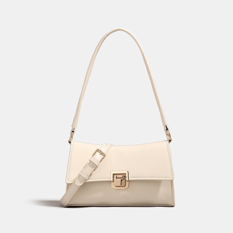 Black Underarm Bag Women'S New Oil-Locked Summer Trendy Texturized Niche Single-Shoulder Portable Small Square Bag Women'S Crossbody Bag - Image 2