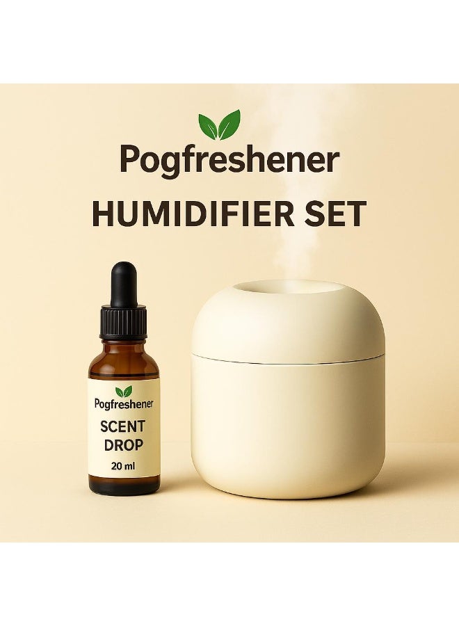 Pogfreshener humidifier starter kit- 20ml scent drop and portable USB humidifier 250ml - Image 4