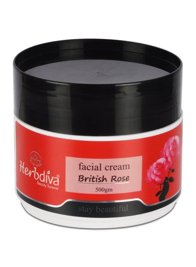 Herbdiva British Rose Face Cream For Flawless And Cleansed Skin500G… - Image 1