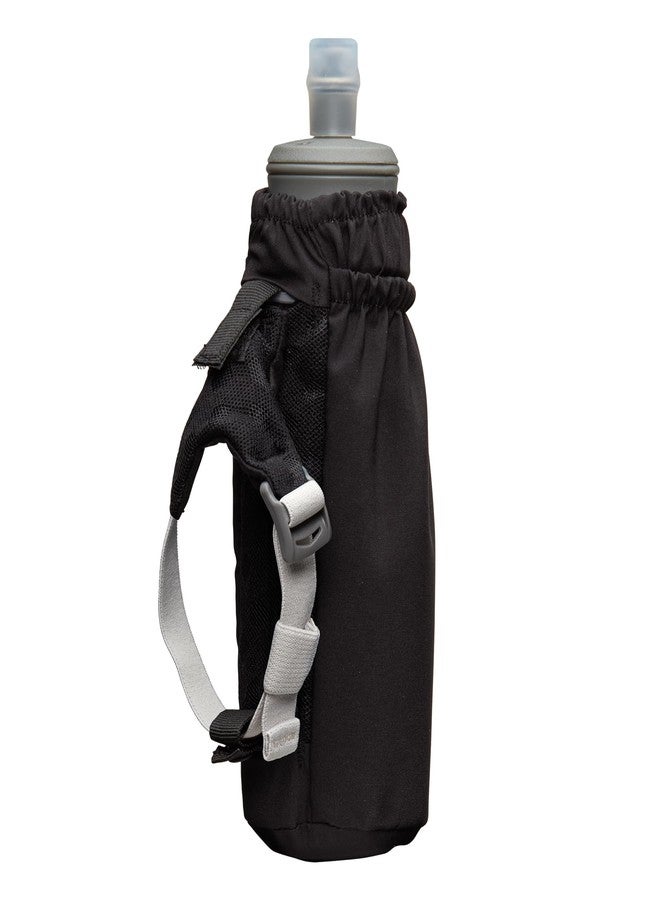 Nathan - Pinnacle 14oz Soft Flask Black/Reflective Silver OSFM - Image 2