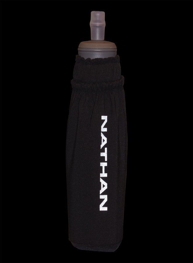 Nathan - Pinnacle 14oz Soft Flask Black/Reflective Silver OSFM - Image 4