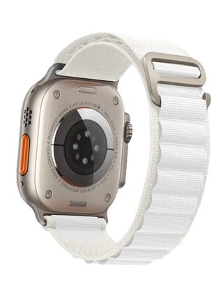 49mm Watch Straps Alpine Loop Band For Apple Watch Mocom White - pzsku/ZD8968AD3284E901FF614Z/45/_/1719737227/1c20bd28-f5ea-460f-826c-d46de0e50453
